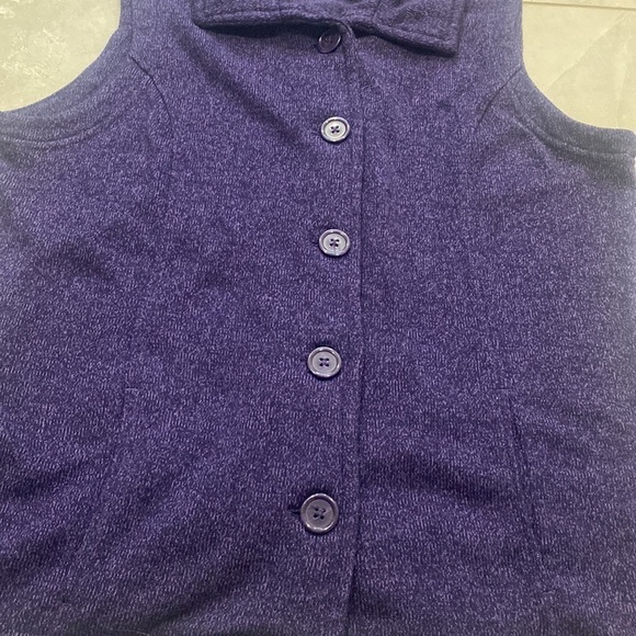 EUC Northern Reflections Plum Sweater Vest - Picture 5 of 14
